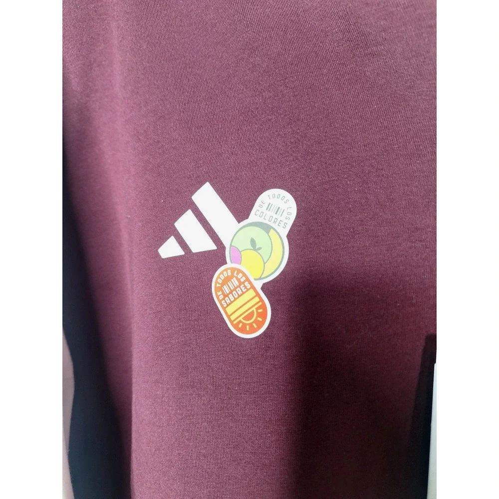 Adidas Colorblock Heritage Reversible Coaches Jacket Burgundy Size M JY3675